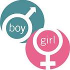 Boy or girl symbol for baby gender selection Universal boy or girl symbol for baby gender selection